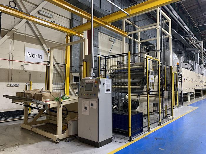 Used 2017 Alpha Converting Alphamatic MP008 Rewinder with Accumulator