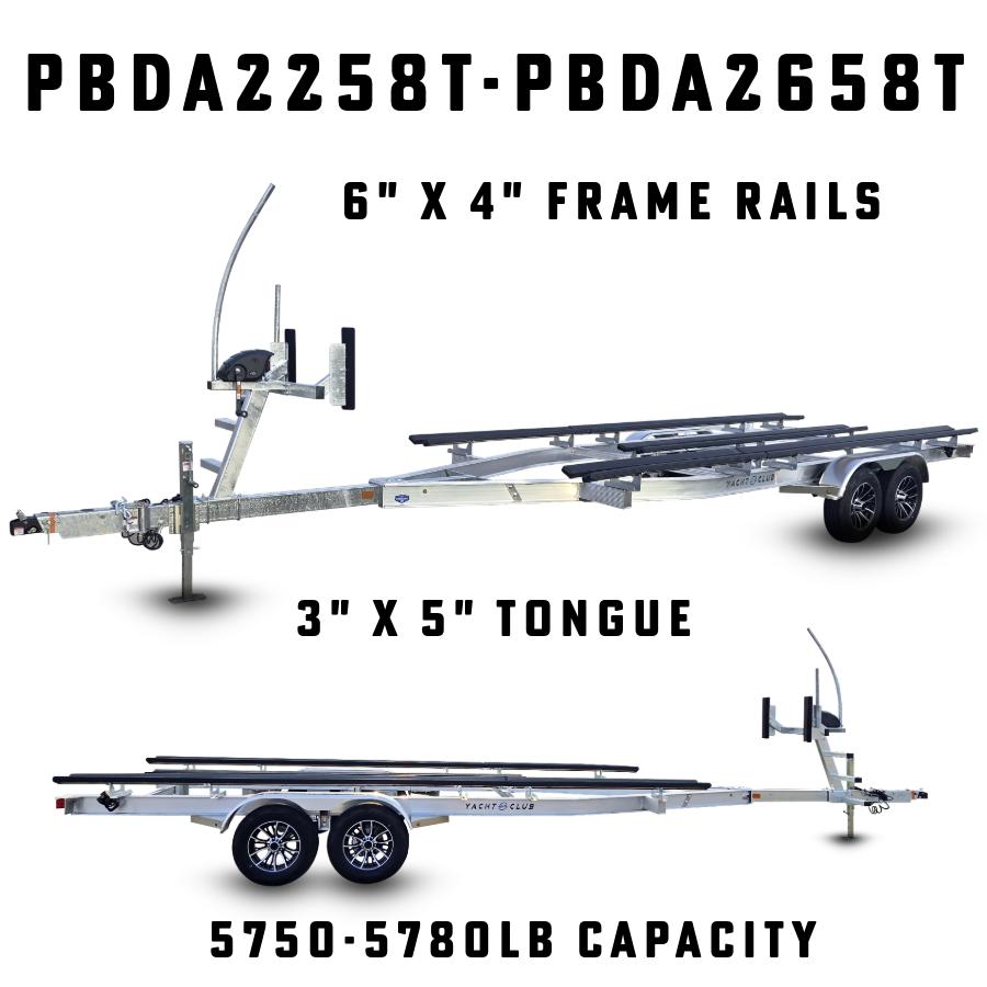 ALUMINUM "PBDA" SERIES PONTOON TRAILER