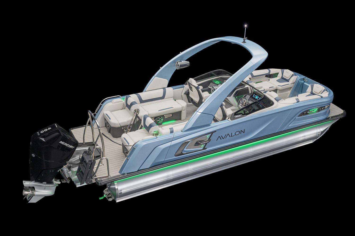 2026 Avalon Excalibur Quad Lounge Shift Windshield - 27'
