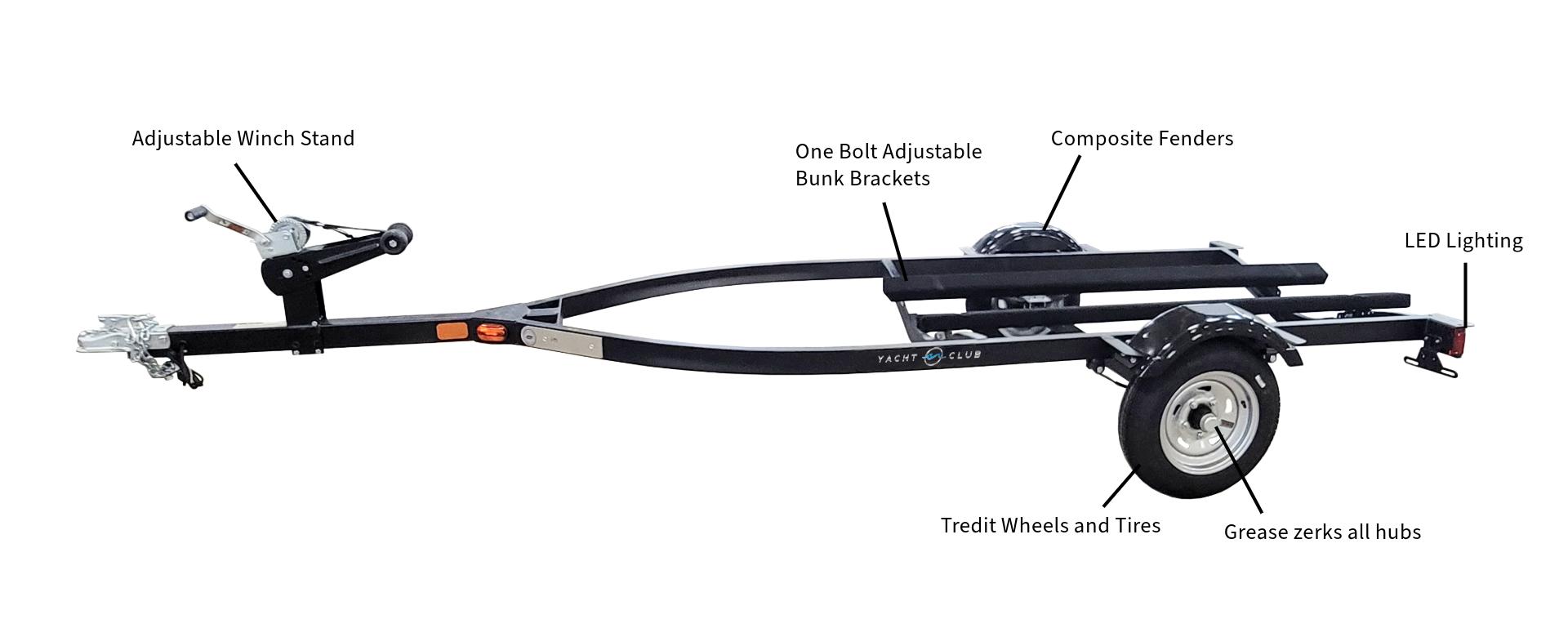 STEEL PERSONAL WATERCRAFT TRAILERS