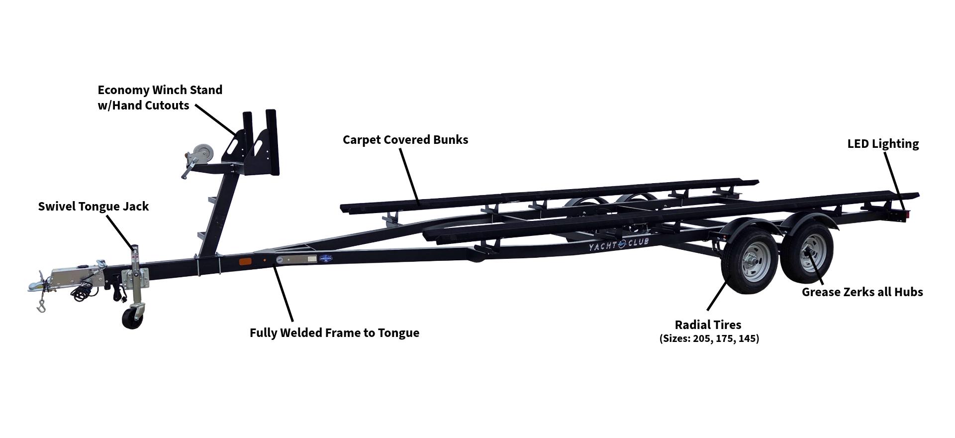 "P" SERIES PONTOON TRAILER