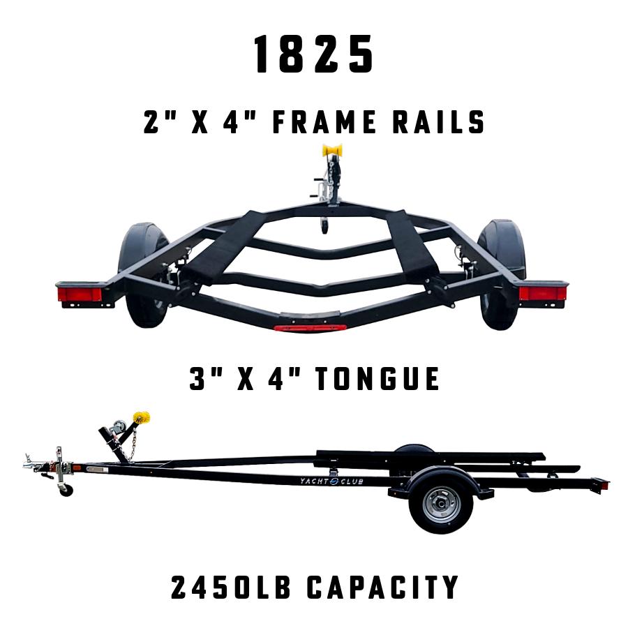 STEEL BUNK SERIES TRAILERSSingle & Tandem Axle Boat Trailers