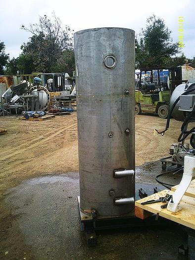 Used Tank, 130 Gallon, S/st, 23" x 72", FT/FB #S741762
