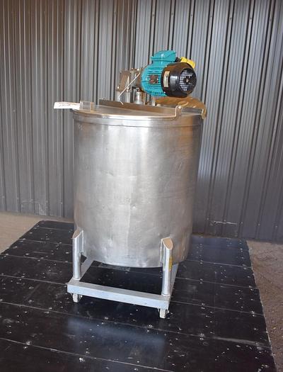 Used USED 75 GALLON STAINLESS STEEL TANK WITH TURBINE MIXER