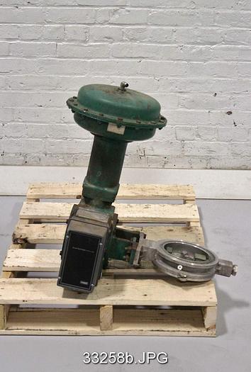 Used Fisher 8550-1051 6" Butterfly Control Valve #33258