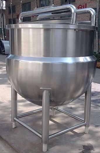 ASME steam jacketed mixing kettle