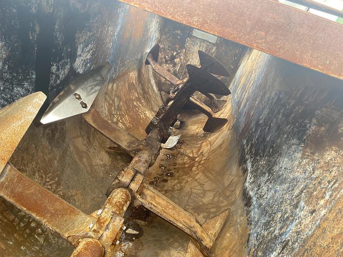 Used Used Marion Mixer approximately 100 cubic feet carbon steel Paddle Mixer