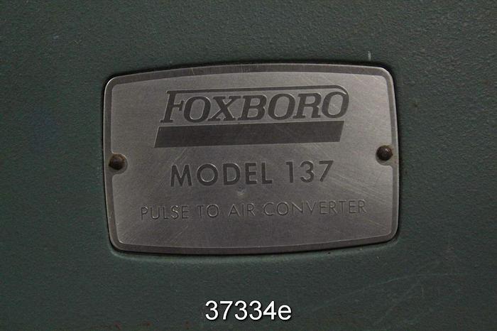 Used Foxboro Model 137S Pulse to Air Converter #37334