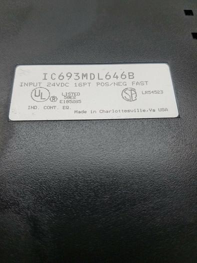 Used GE Fanuc IC693MDL646B Input Module
