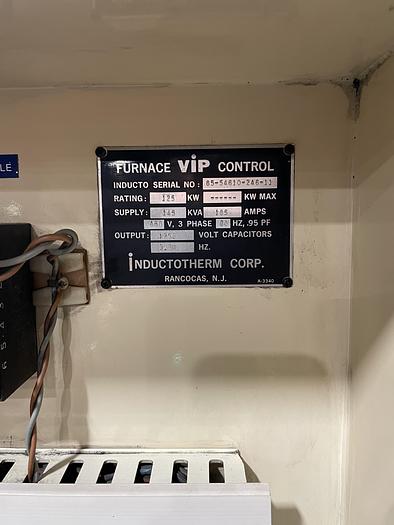 Used INDUCTOTHERM VIP POWER TRAK 125KW