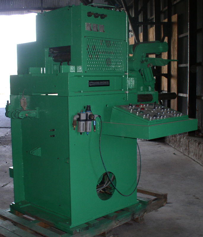 Used SCHLEICHER TYPE H-3, COIL FEEDER & STRAIGHTENER, 12" CAP. 3-ROLL, S/N-2404/44