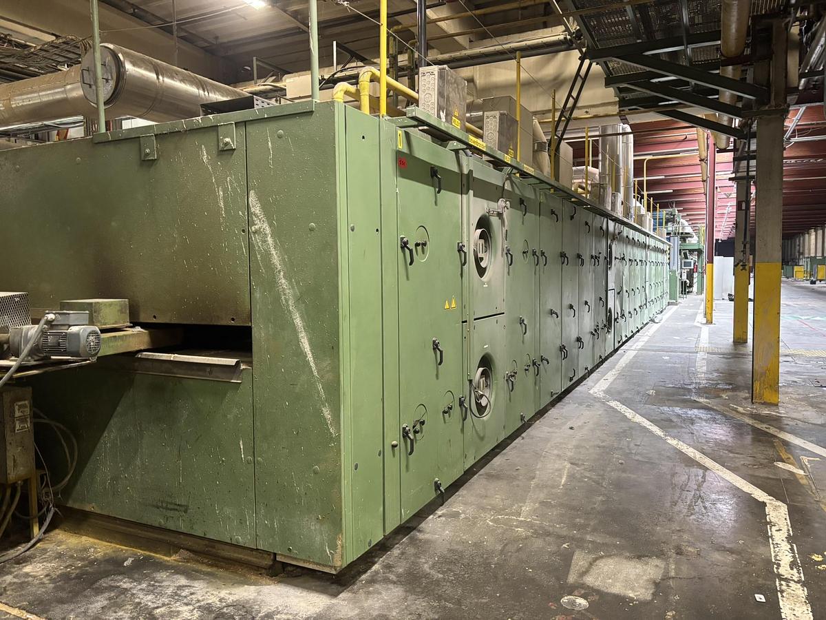 Used 1998 Babcock Tufted backing line