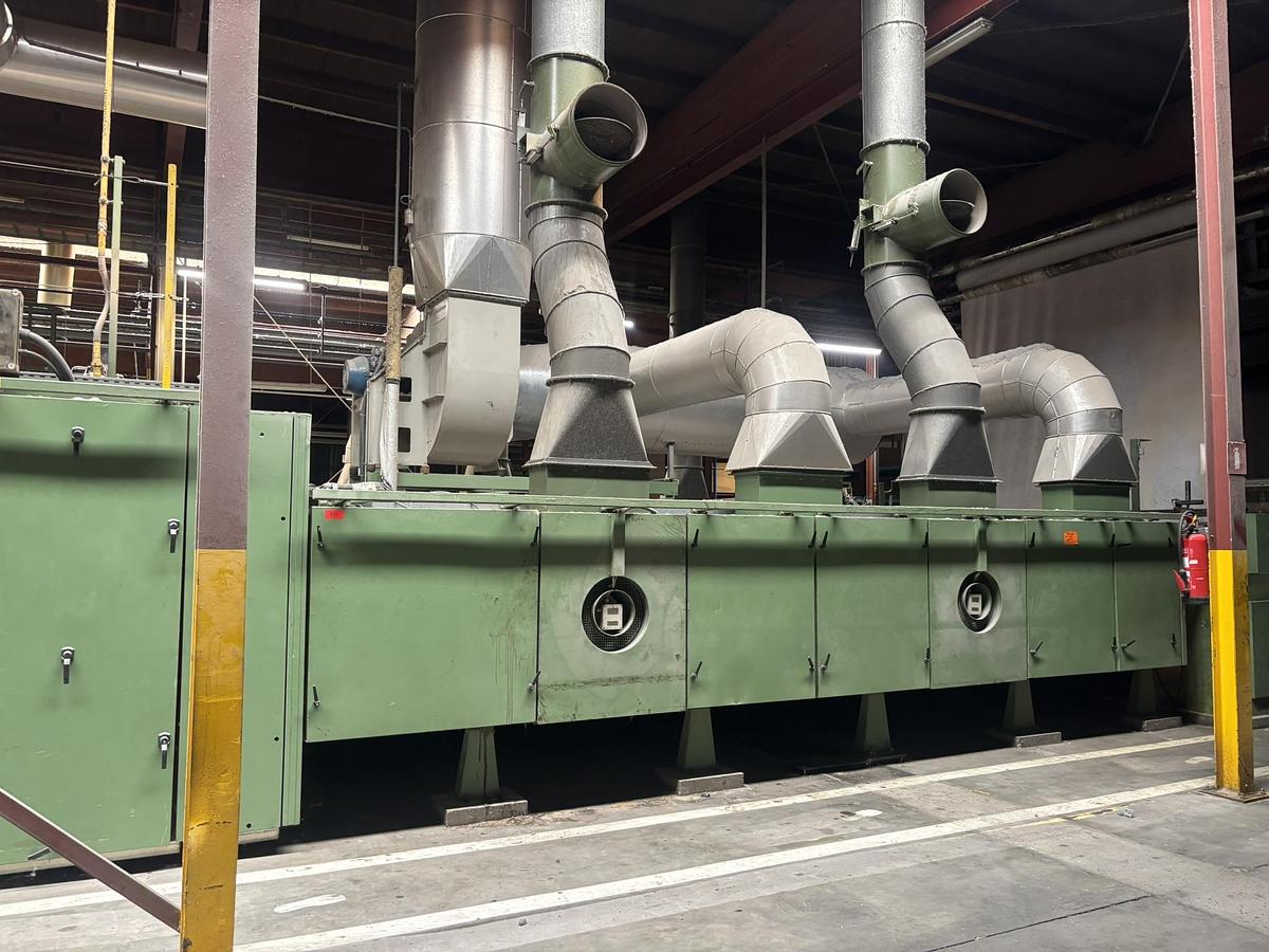 Used 1998 Babcock Tufted backing line