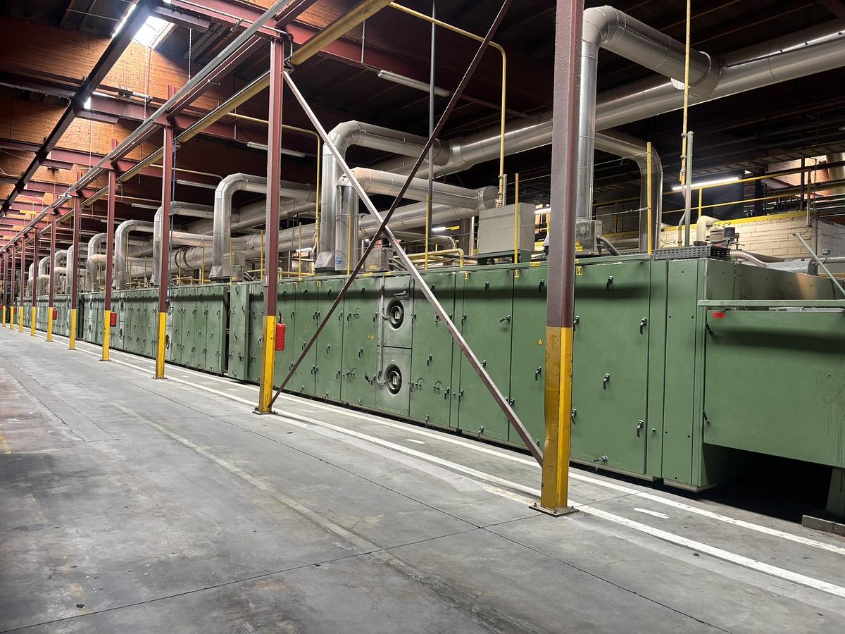 Used 1998 Babcock Tufted backing line