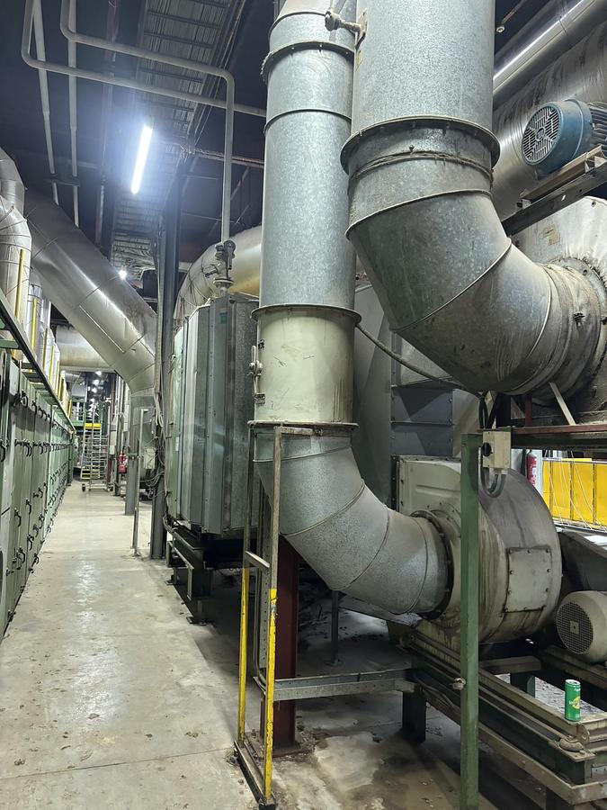 Used 1998 Babcock Tufted backing line