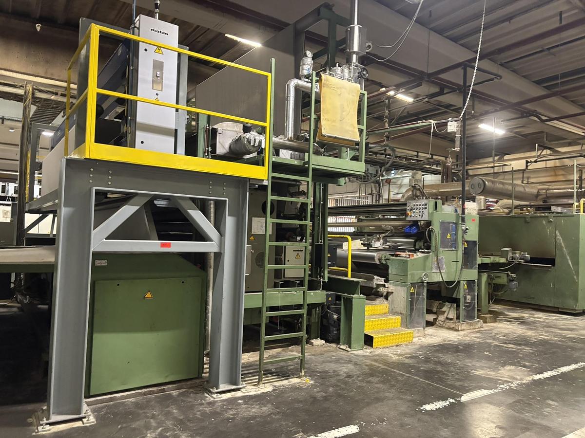Used 1998 Babcock Tufted backing line