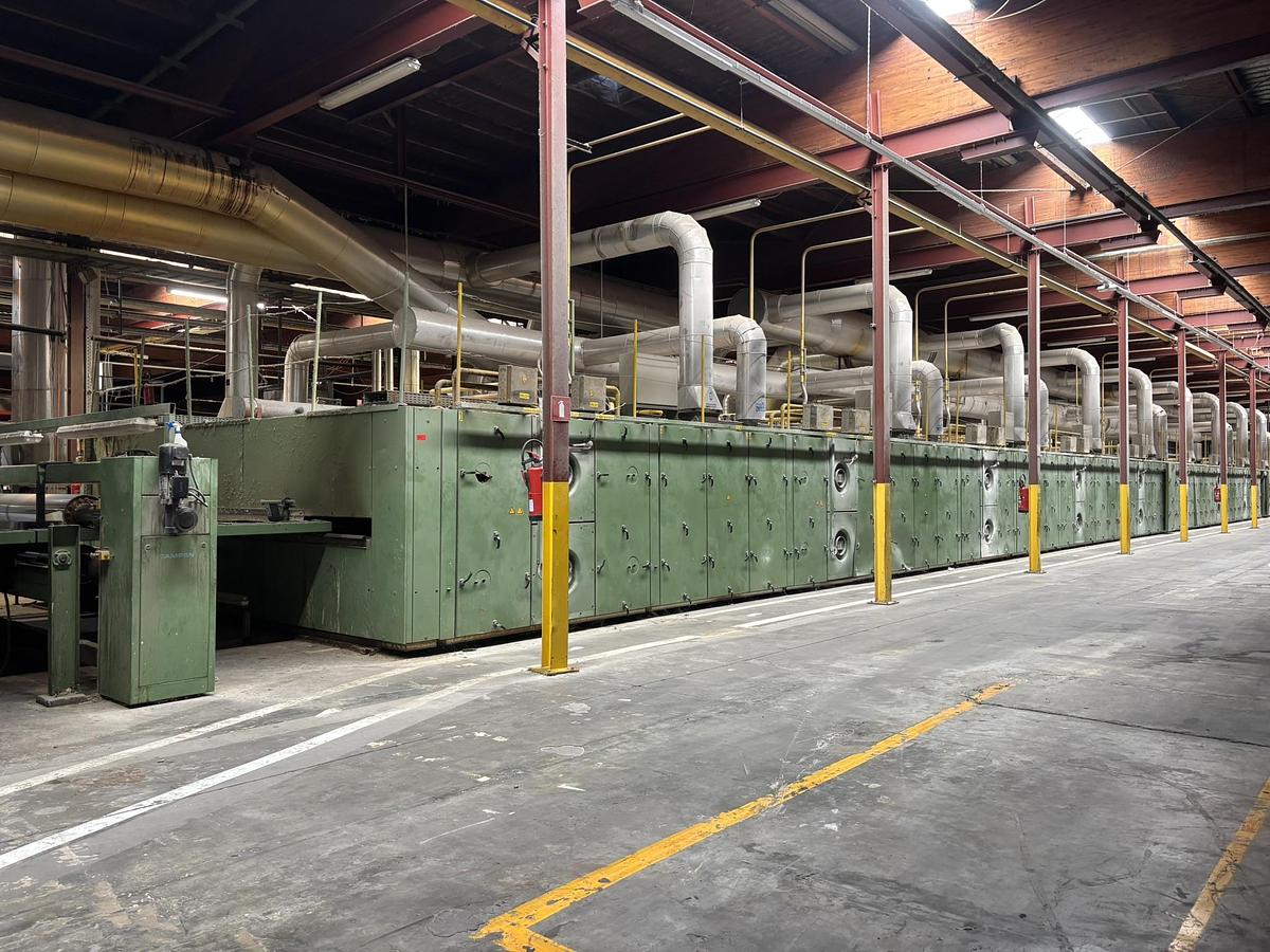 Used 1998 Babcock Tufted backing line