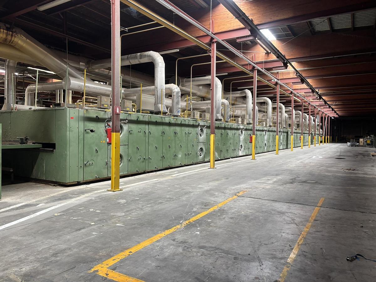 Used 1998 Babcock Tufted backing line