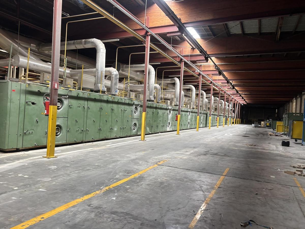 Used 1998 Babcock Tufted backing line