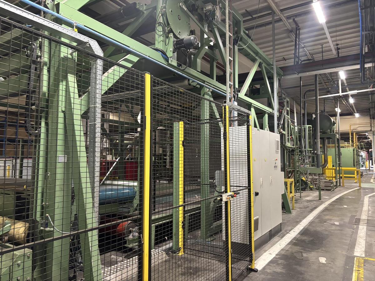 Used 1998 Babcock Tufted backing line