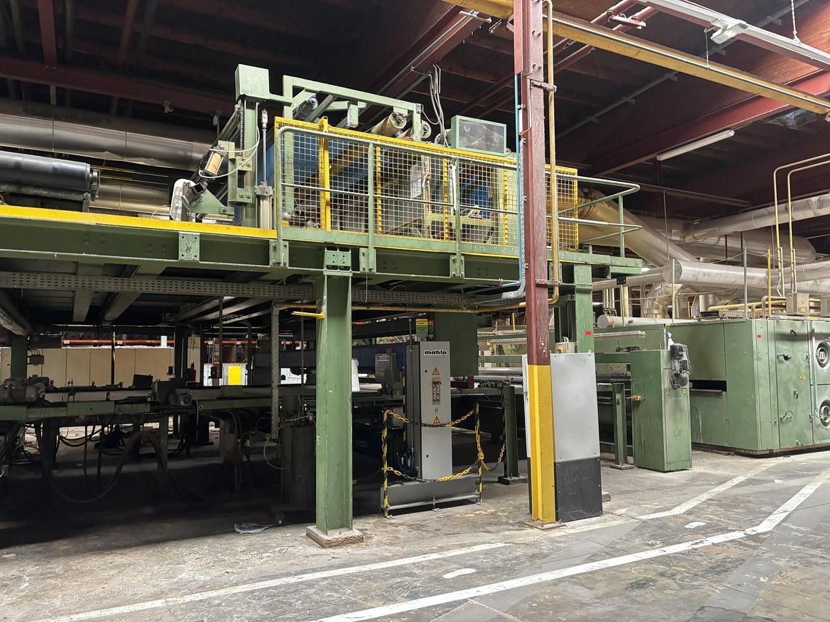 Used 1998 Babcock Tufted backing line