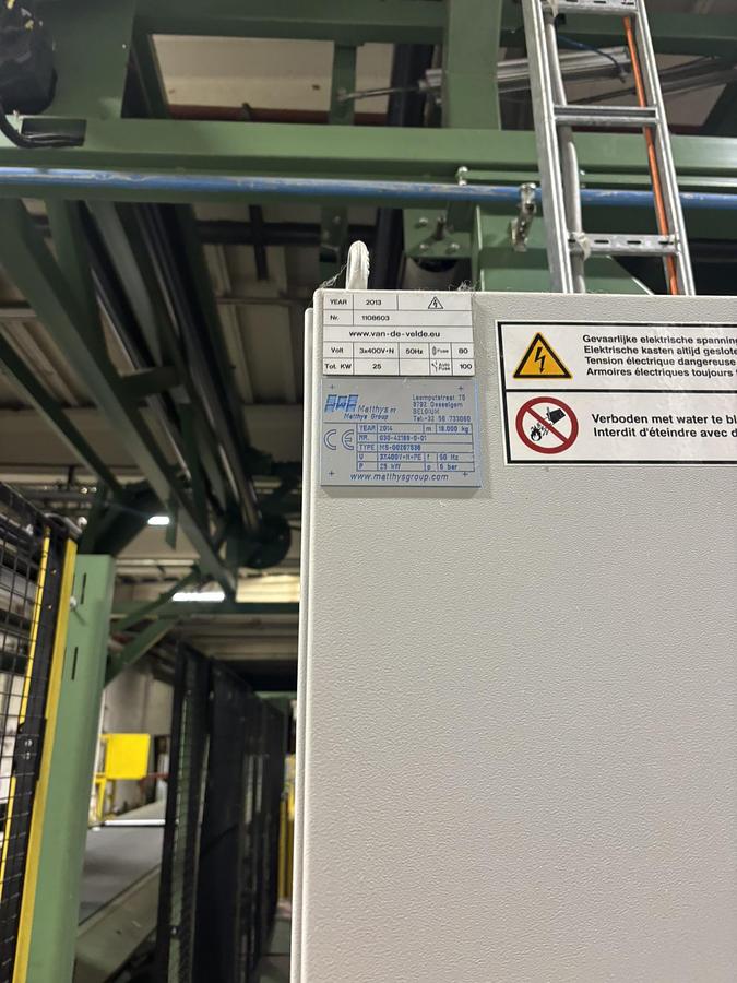 Used 1998 Babcock Tufted backing line