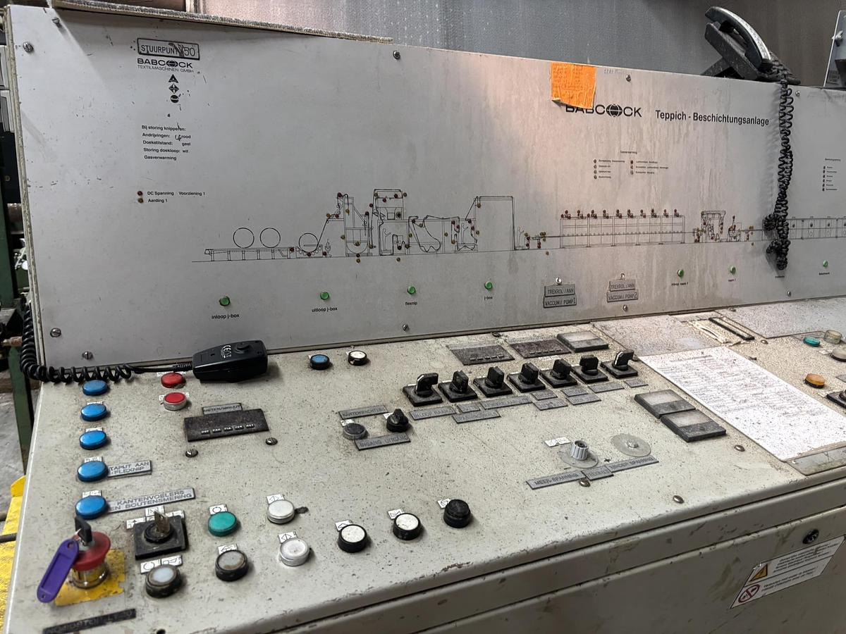 Used 1998 Babcock Tufted backing line