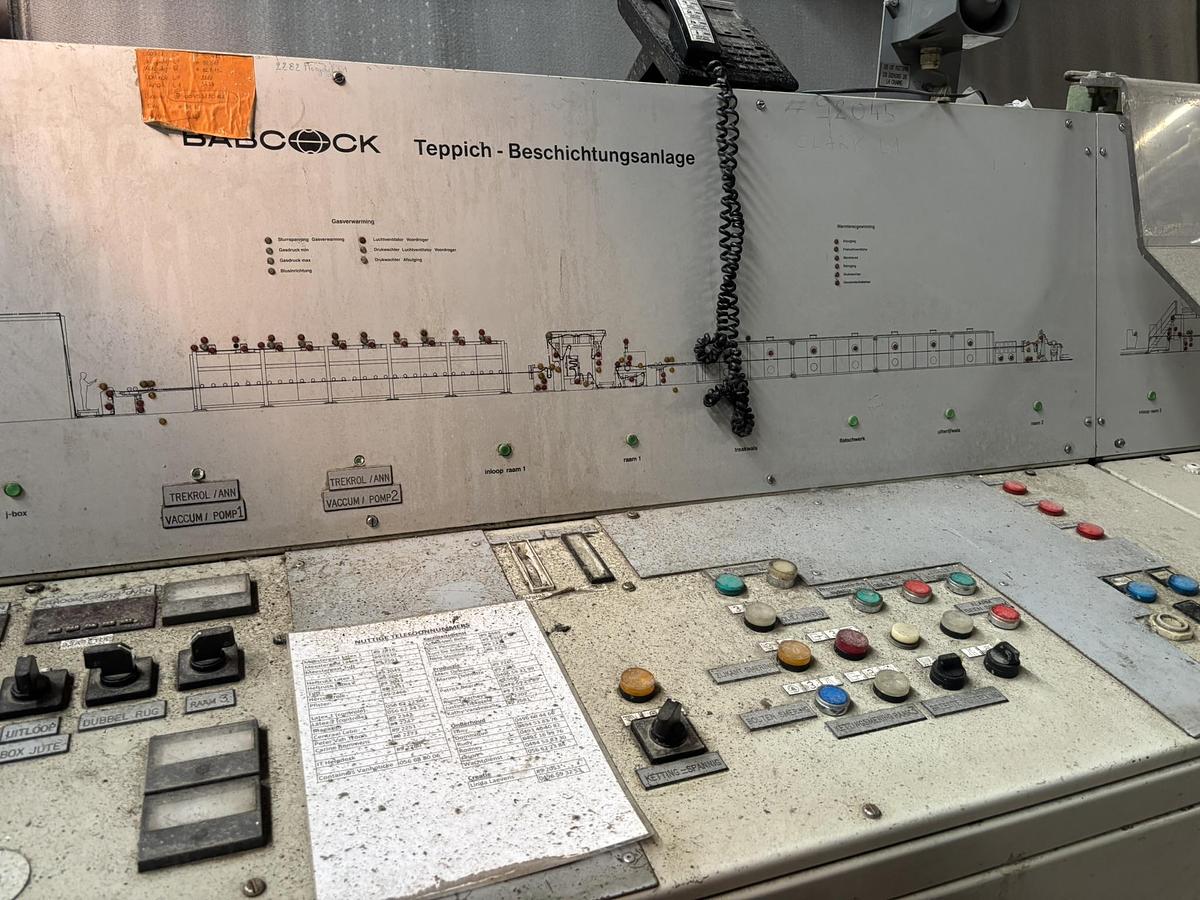 Used 1998 Babcock Tufted backing line