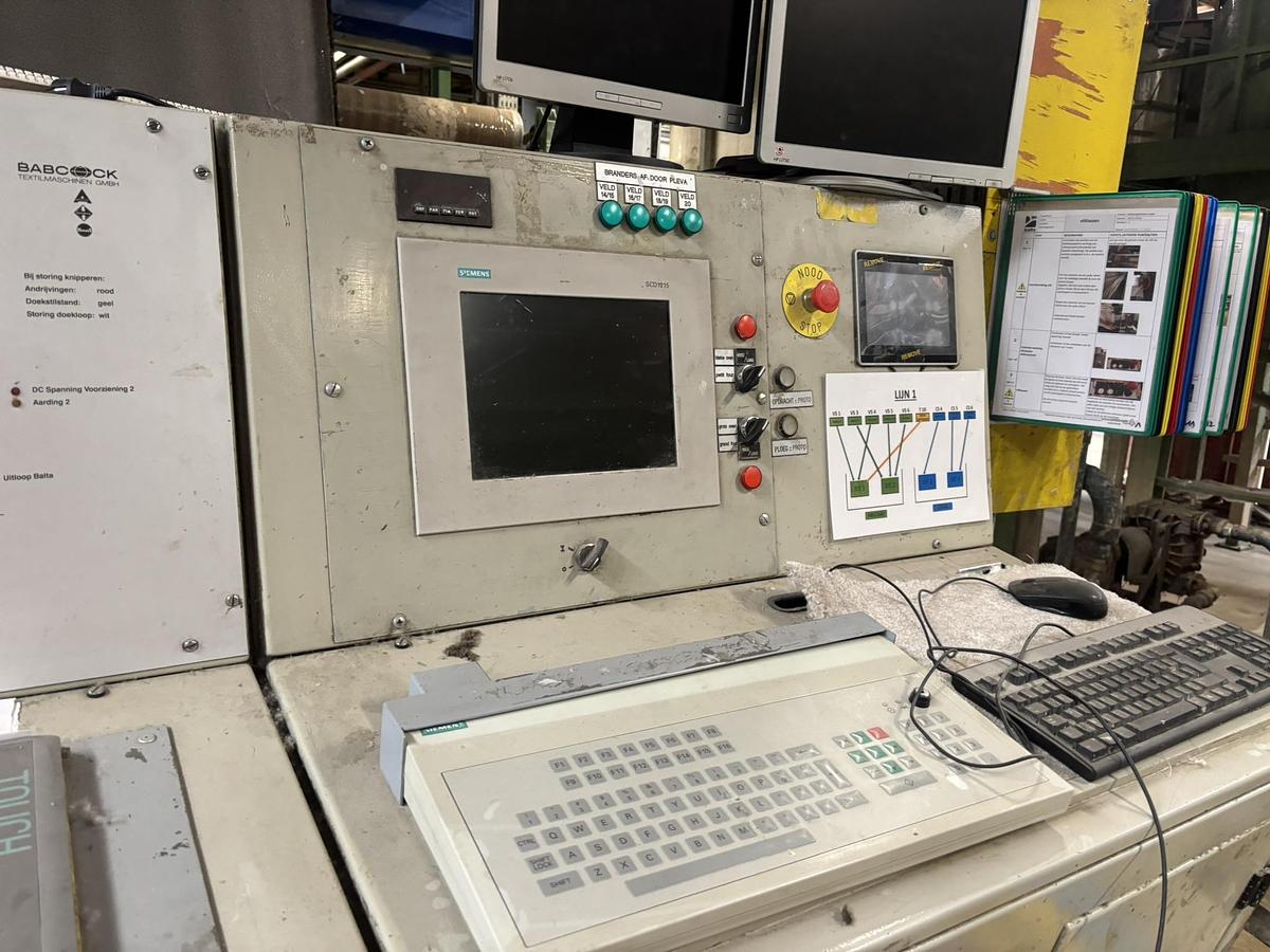 Used 1998 Babcock Tufted backing line