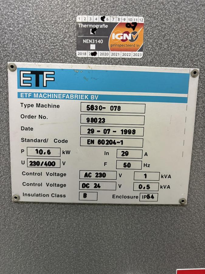 Used 1998 ETF 5630-078