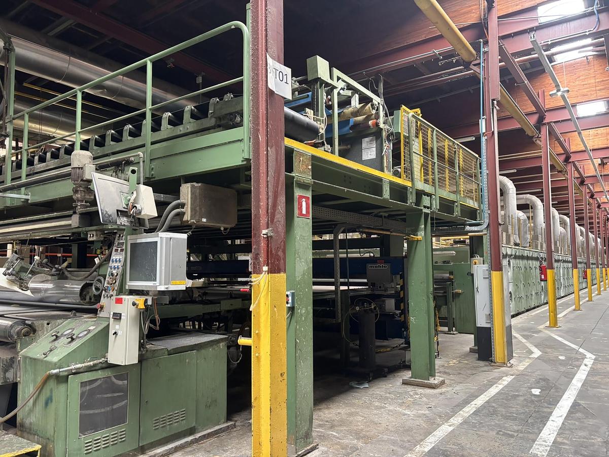 Used 1998 Babcock Tufted backing line