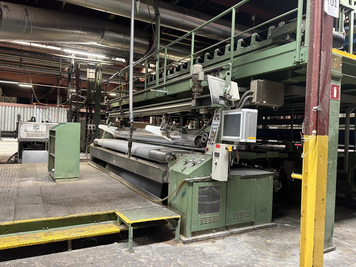 Used 1998 Babcock Tufted backing line