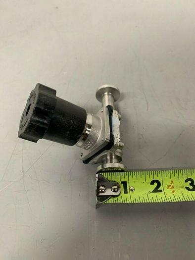 Used ITT Pure-Flo .5-316L-RA15MAX Diaphragm Valve w/ 1" Sanitary Fittings