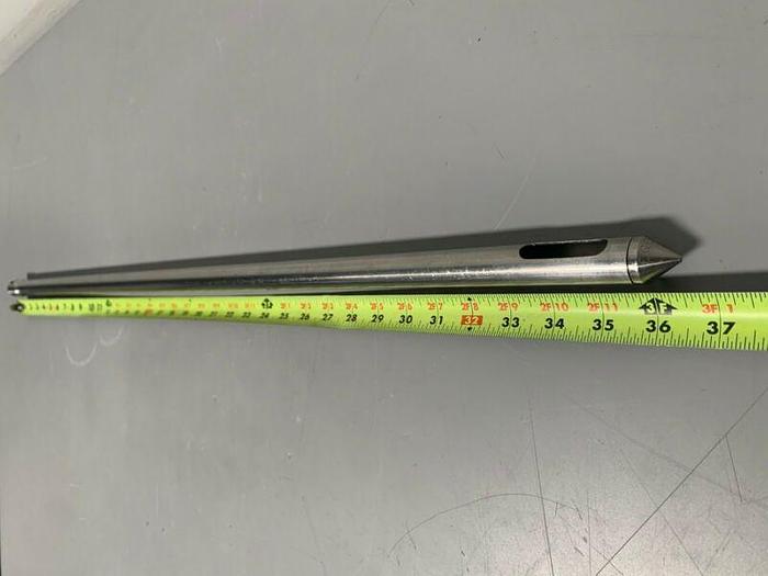Used Stainless Steel Pointed-Plunger Lance Sampler Probe w/ 35" Rod