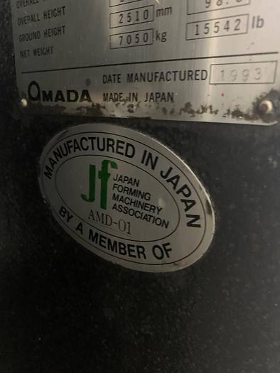 Used 1993  Amada  FBD-1030E CNC Press Brake 110 Tons