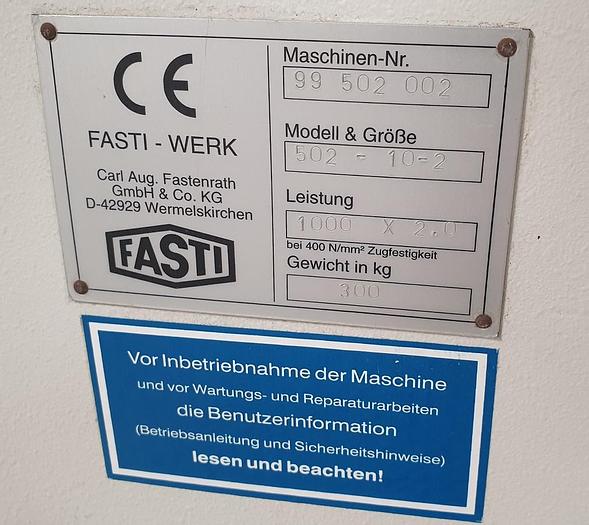 Gebraucht Kreisschere Fasti 502-10-2