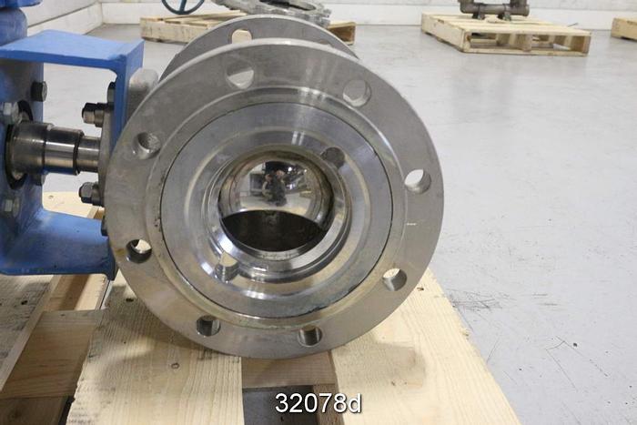 Used Neles Jamesbury 6-715BC3600-TT 6" Control Ball Valve #32078