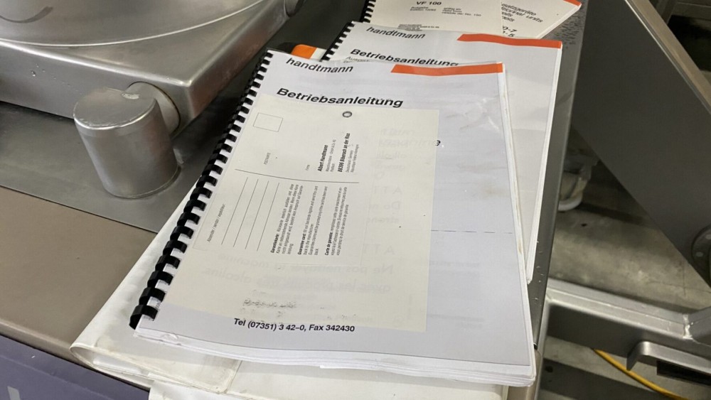 Used Handtmann VF100 portioning machine