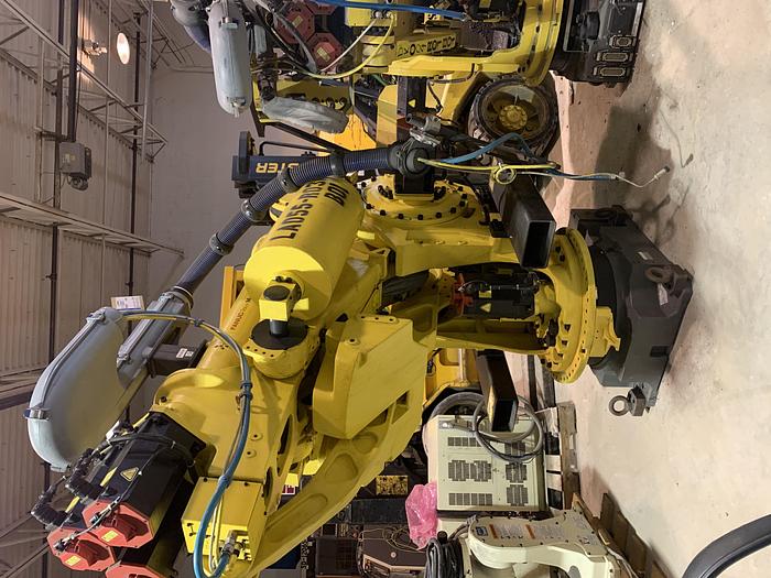 Used FANUC M900iA/600 6 AXIS CNC ROBOT WITH R30iA CONTROLLER 600KG X 2832mm REACH