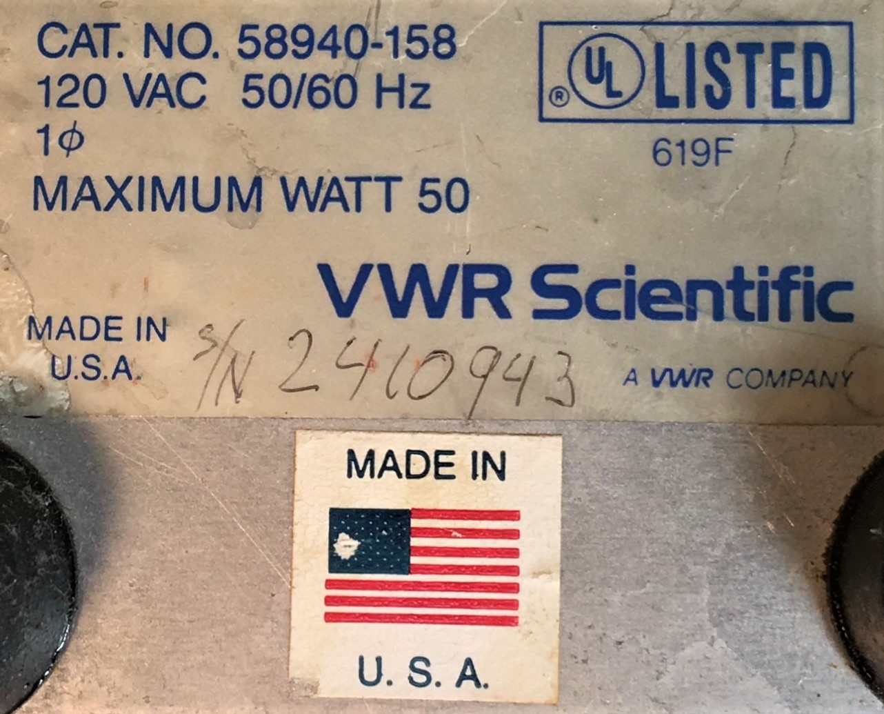 Used VWR 200 Mini Stirrer - 5.5" x 4" Plate