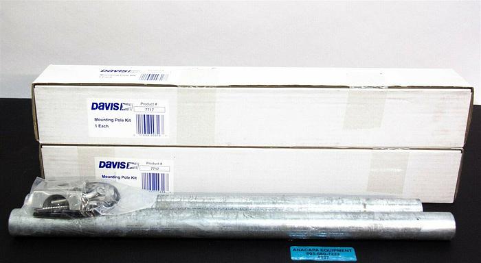 Used Davis Mounting Pole Kit 7717 37.5" Total Length, Lot of 3, New (9207)K 97914428877
