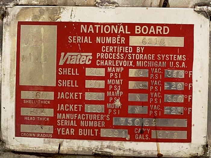 Used Extractor, Vacuum Low Temp, S/st, 700 Gallon #S743811