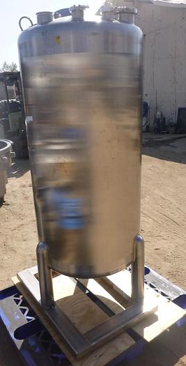 Used Tank, 125 Gallon, 316 Stainless Steel,  FV, 30 PSI, Fieldmeier, 24" X 52", #S743747