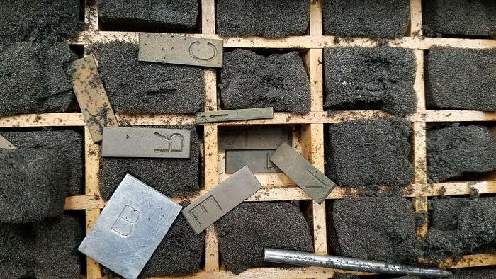 Used Gorton Large Bed Pantograph JIC-EGP Milling Machine with Many Brass Font Patterns RARE 220V 3 Phase