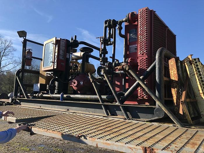 Used 2004 Ariel IR Air compressor with Ariel Booster Compressor oil field