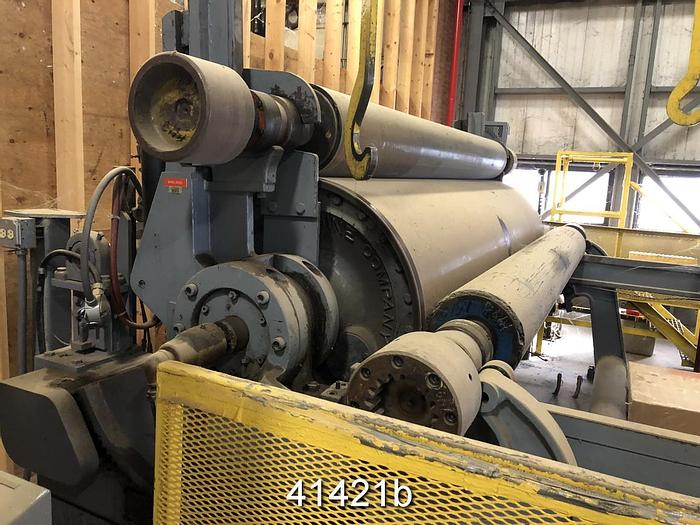 Used Manchester Machine Horizontal Track Reel, 112 Drum Face, 36" Diameter #41421