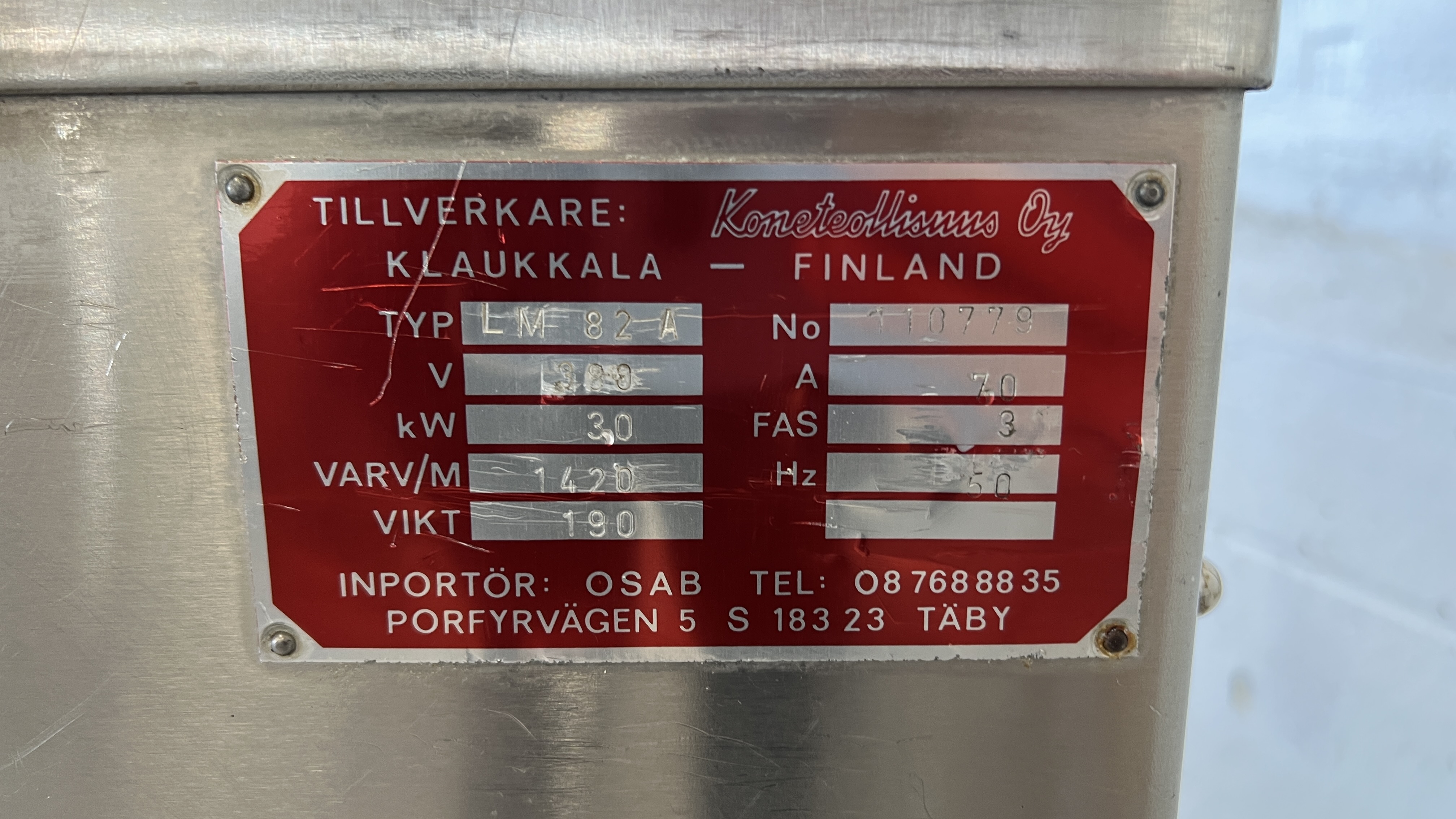 Begagnad KT Blandarkvarn LM 82
