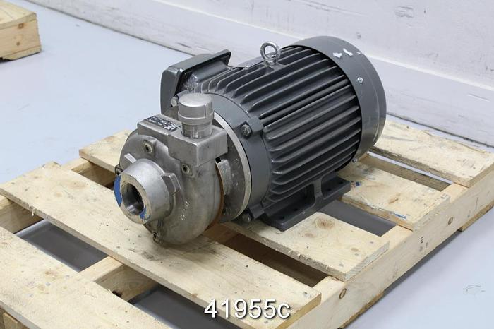 Used Rueck CC 1.5x3x6 Pump, 5-Vane SS Impeller #41955