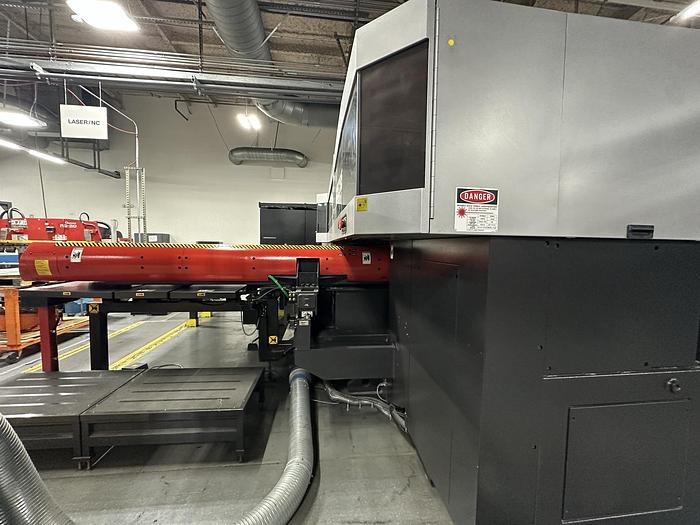 Used 2013  Amada  Acies 2515T Punch/CO2 LASER WITH TOOL LOADER, TOOLING, SPINDLE