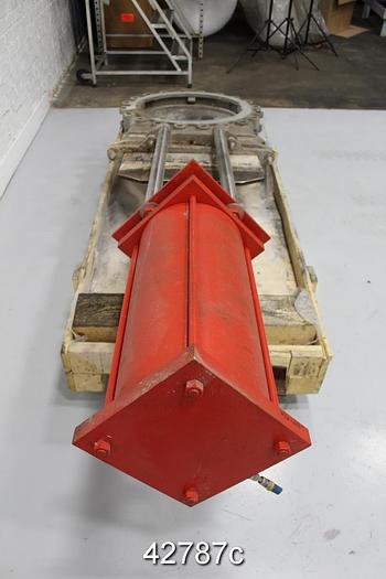 Used North Port Valves 24" Air Operated Knife Gate Valve #42787